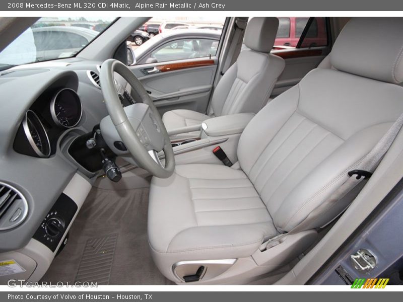 Alpine Rain Metallic / Ash Grey 2008 Mercedes-Benz ML 320 CDI 4Matic
