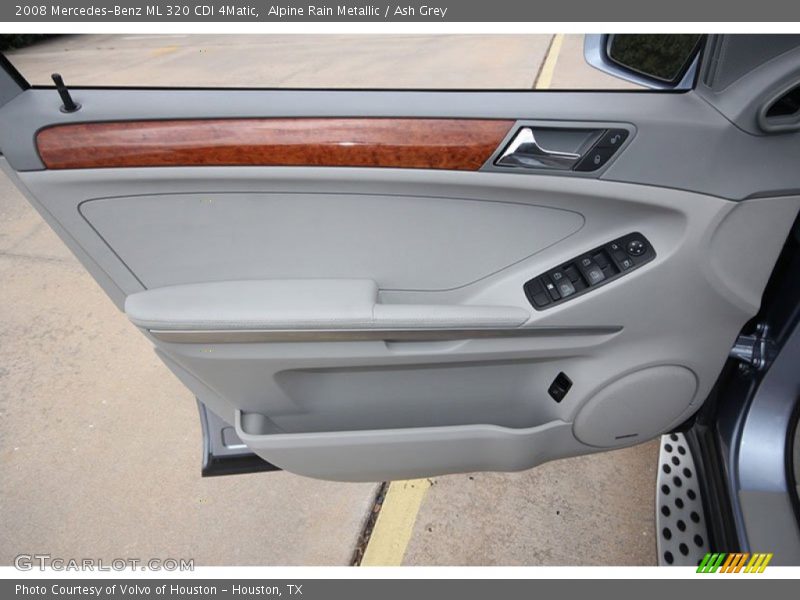 Alpine Rain Metallic / Ash Grey 2008 Mercedes-Benz ML 320 CDI 4Matic