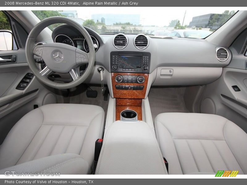 Alpine Rain Metallic / Ash Grey 2008 Mercedes-Benz ML 320 CDI 4Matic