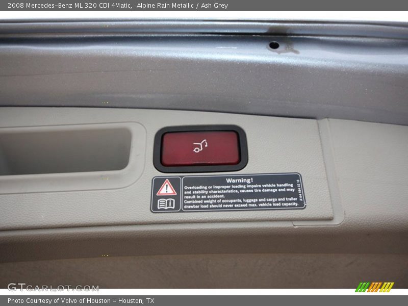 Alpine Rain Metallic / Ash Grey 2008 Mercedes-Benz ML 320 CDI 4Matic
