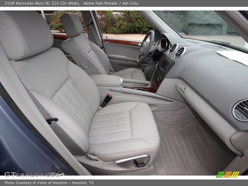 Alpine Rain Metallic / Ash Grey 2008 Mercedes-Benz ML 320 CDI 4Matic