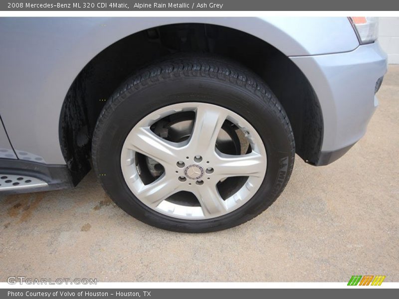 Alpine Rain Metallic / Ash Grey 2008 Mercedes-Benz ML 320 CDI 4Matic