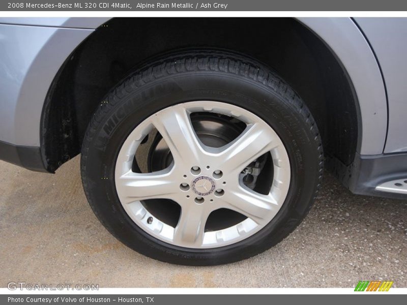 Alpine Rain Metallic / Ash Grey 2008 Mercedes-Benz ML 320 CDI 4Matic