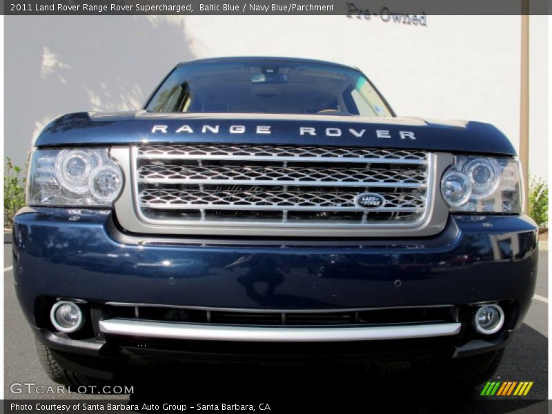Baltic Blue / Navy Blue/Parchment 2011 Land Rover Range Rover Supercharged