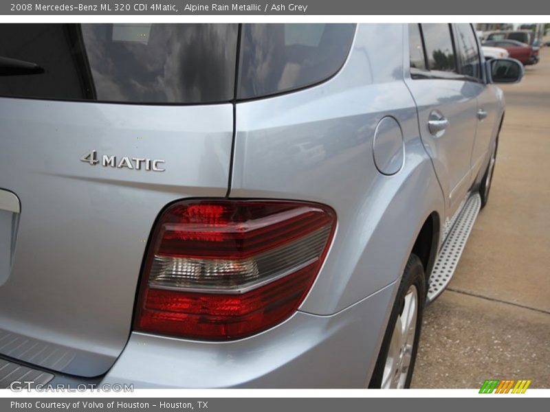 Alpine Rain Metallic / Ash Grey 2008 Mercedes-Benz ML 320 CDI 4Matic