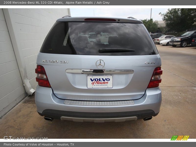 Alpine Rain Metallic / Ash Grey 2008 Mercedes-Benz ML 320 CDI 4Matic