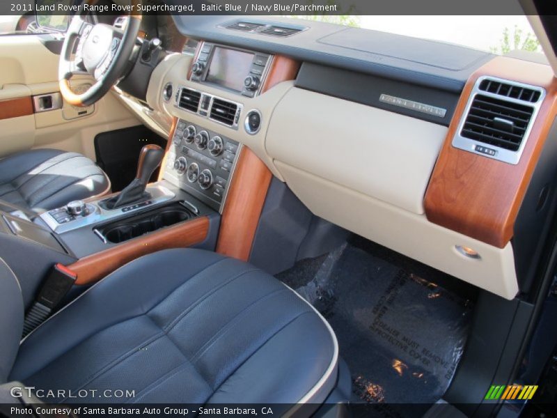 Baltic Blue / Navy Blue/Parchment 2011 Land Rover Range Rover Supercharged