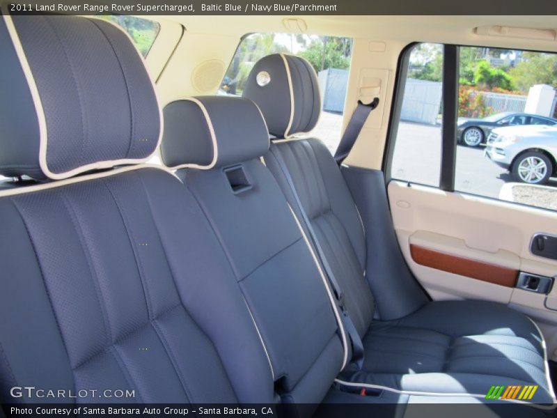 Baltic Blue / Navy Blue/Parchment 2011 Land Rover Range Rover Supercharged