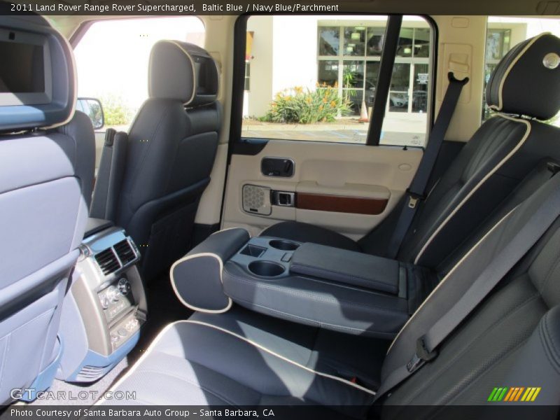 Baltic Blue / Navy Blue/Parchment 2011 Land Rover Range Rover Supercharged