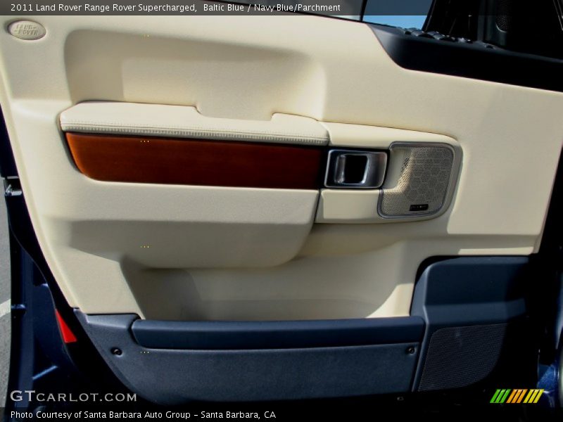 Baltic Blue / Navy Blue/Parchment 2011 Land Rover Range Rover Supercharged
