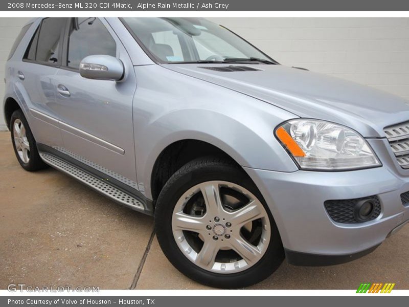 Alpine Rain Metallic / Ash Grey 2008 Mercedes-Benz ML 320 CDI 4Matic