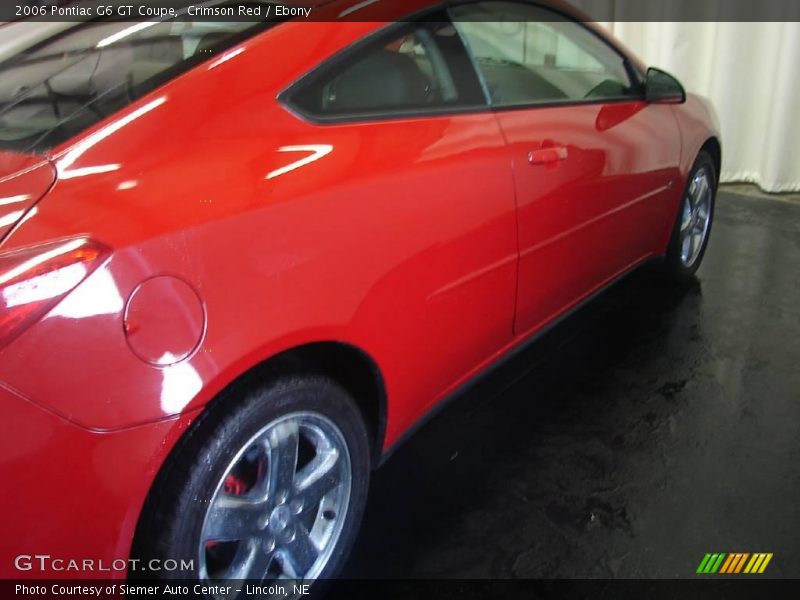 Crimson Red / Ebony 2006 Pontiac G6 GT Coupe