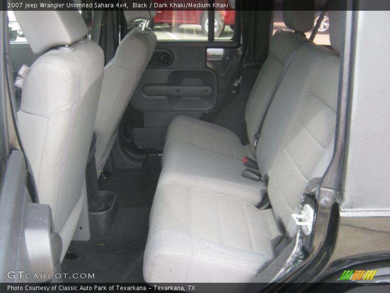Black / Dark Khaki/Medium Khaki 2007 Jeep Wrangler Unlimited Sahara 4x4