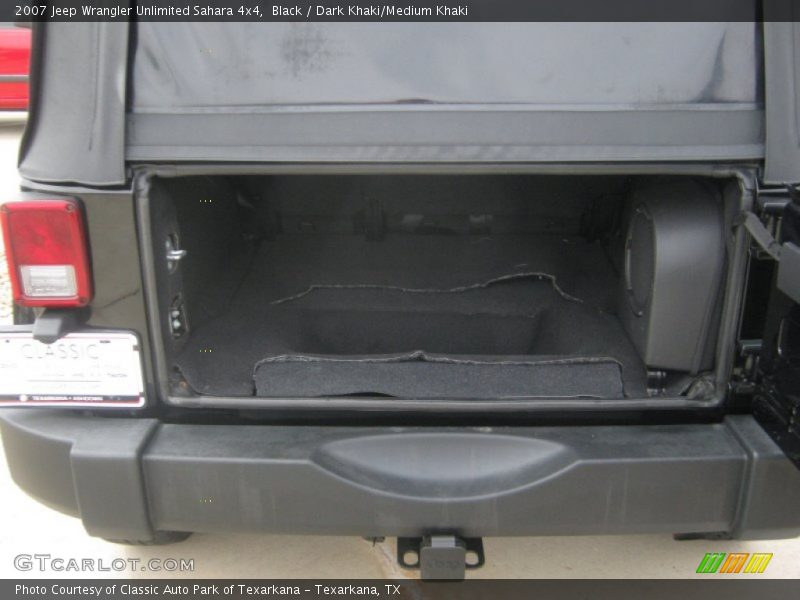 Black / Dark Khaki/Medium Khaki 2007 Jeep Wrangler Unlimited Sahara 4x4