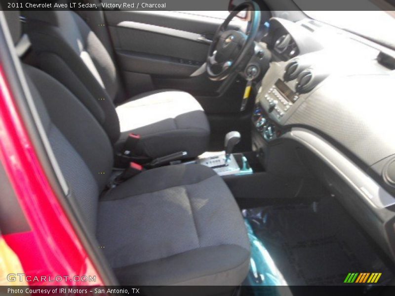 Victory Red / Charcoal 2011 Chevrolet Aveo LT Sedan