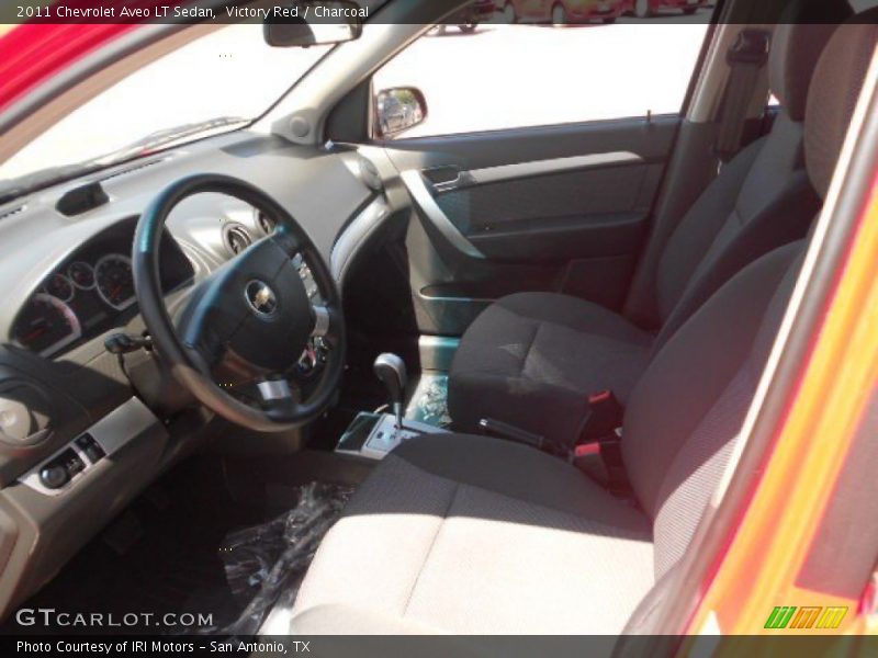 Victory Red / Charcoal 2011 Chevrolet Aveo LT Sedan
