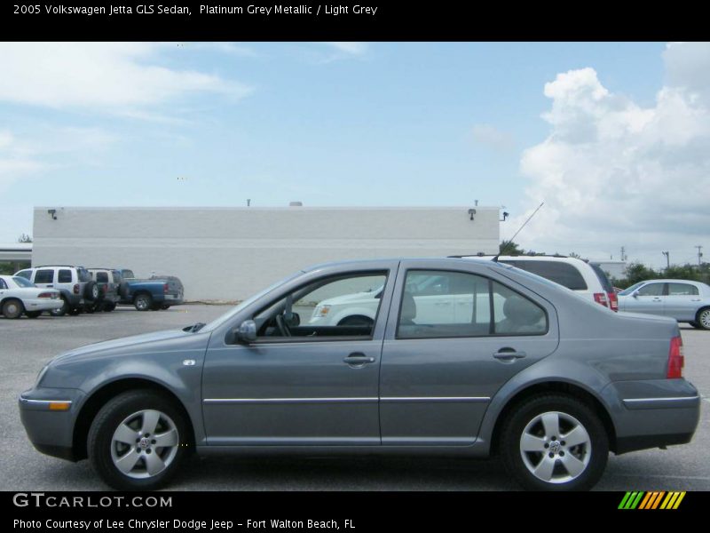 Platinum Grey Metallic / Light Grey 2005 Volkswagen Jetta GLS Sedan