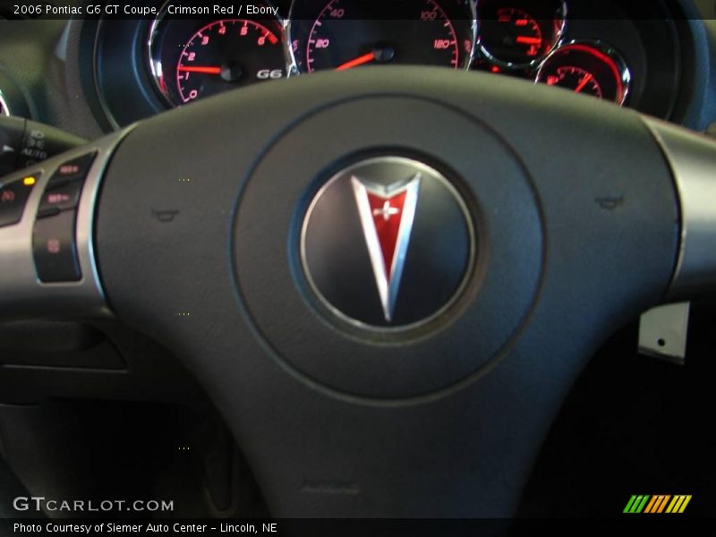 Crimson Red / Ebony 2006 Pontiac G6 GT Coupe