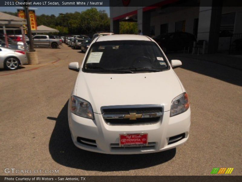 Summit White / Neutral 2011 Chevrolet Aveo LT Sedan