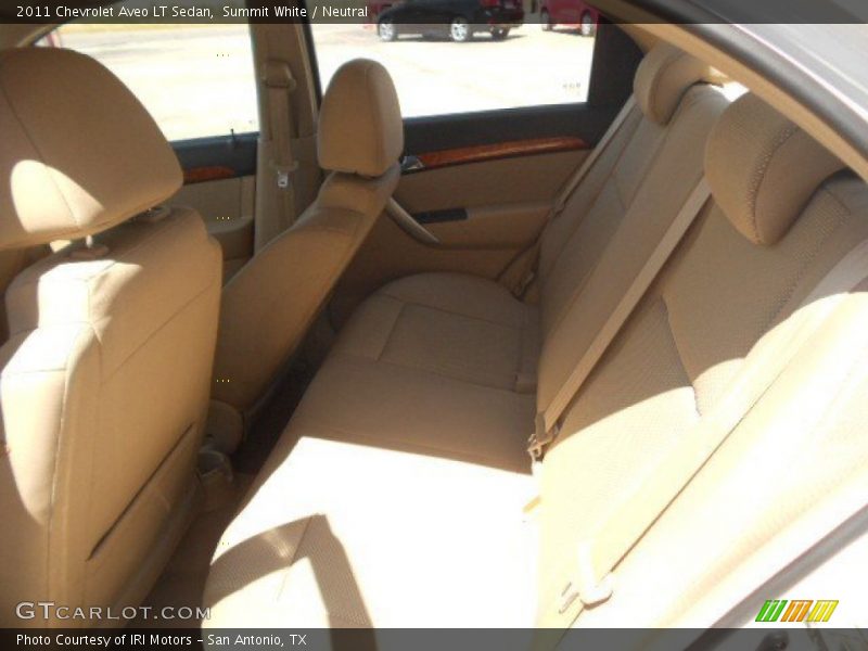 Summit White / Neutral 2011 Chevrolet Aveo LT Sedan