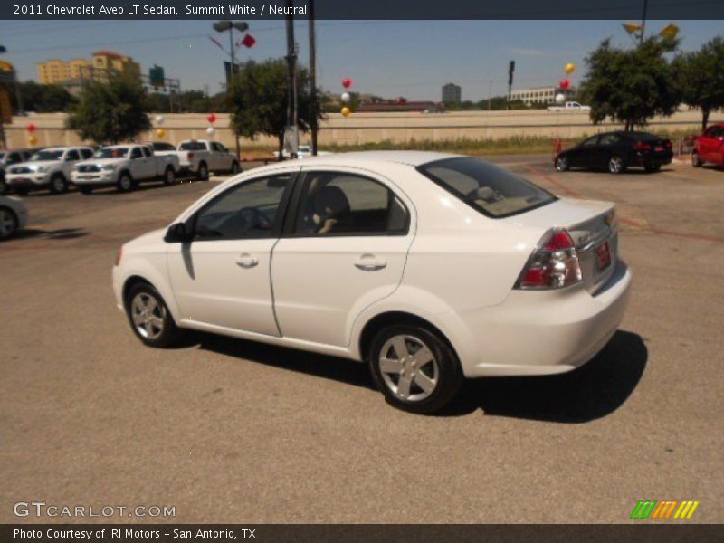 Summit White / Neutral 2011 Chevrolet Aveo LT Sedan