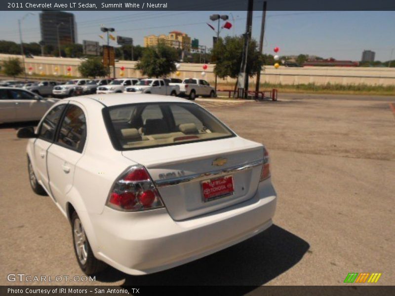 Summit White / Neutral 2011 Chevrolet Aveo LT Sedan