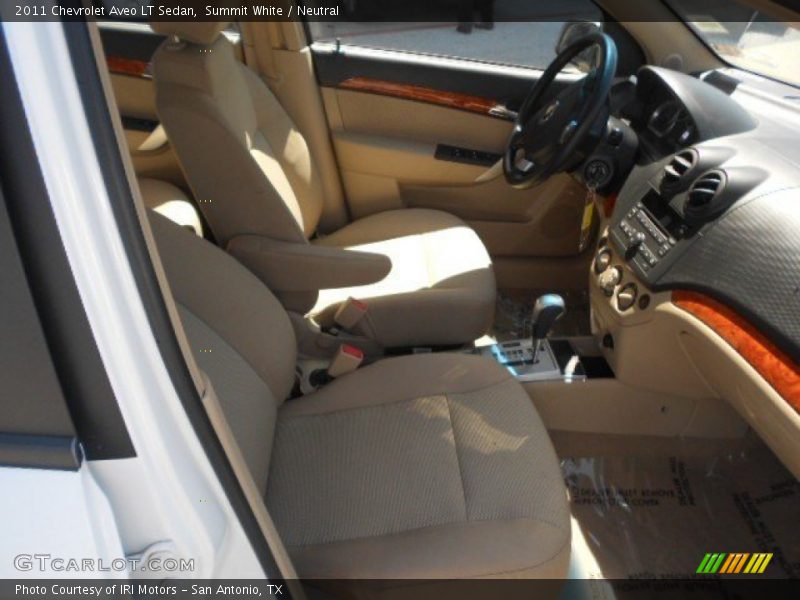 Summit White / Neutral 2011 Chevrolet Aveo LT Sedan