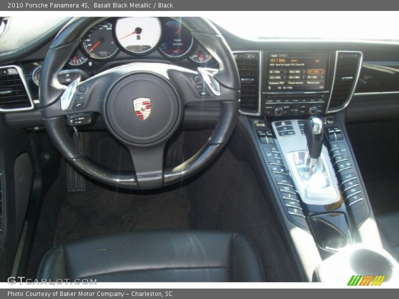 Basalt Black Metallic / Black 2010 Porsche Panamera 4S