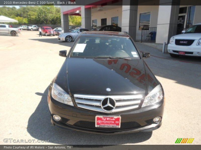 Black / Black 2010 Mercedes-Benz C 300 Sport