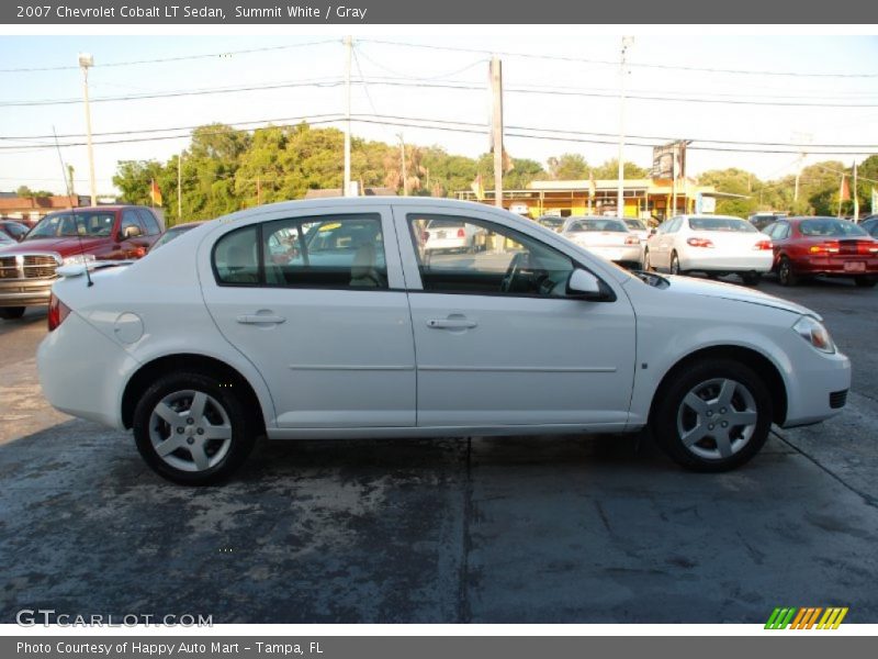 Summit White / Gray 2007 Chevrolet Cobalt LT Sedan