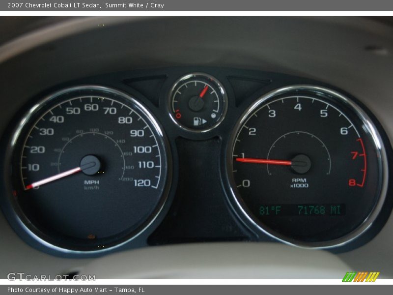 Summit White / Gray 2007 Chevrolet Cobalt LT Sedan