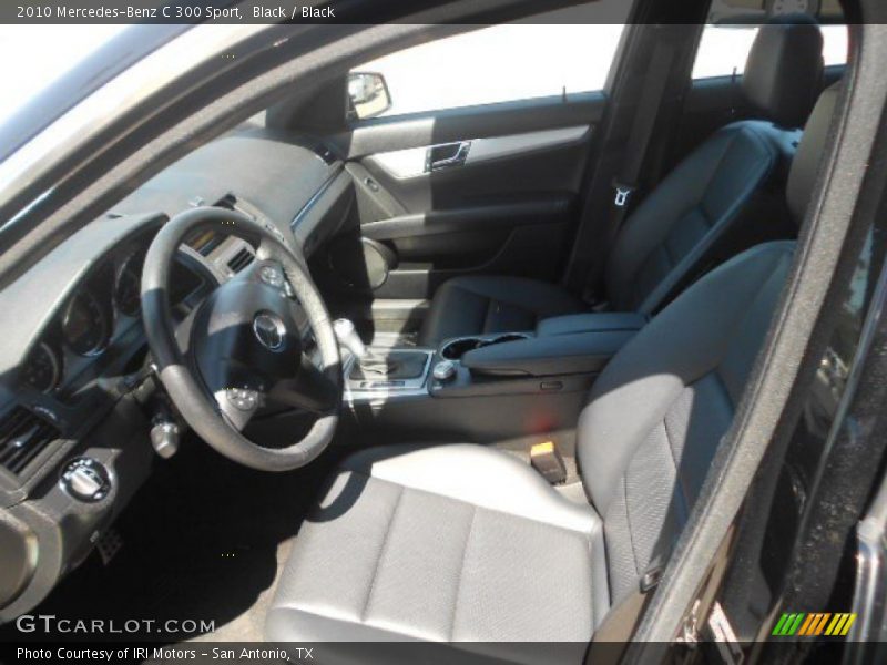 Black / Black 2010 Mercedes-Benz C 300 Sport