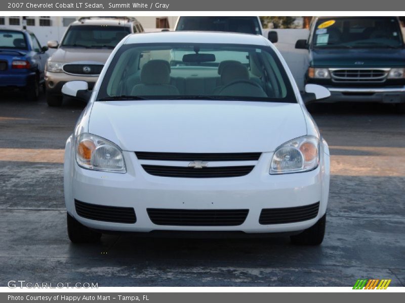 Summit White / Gray 2007 Chevrolet Cobalt LT Sedan