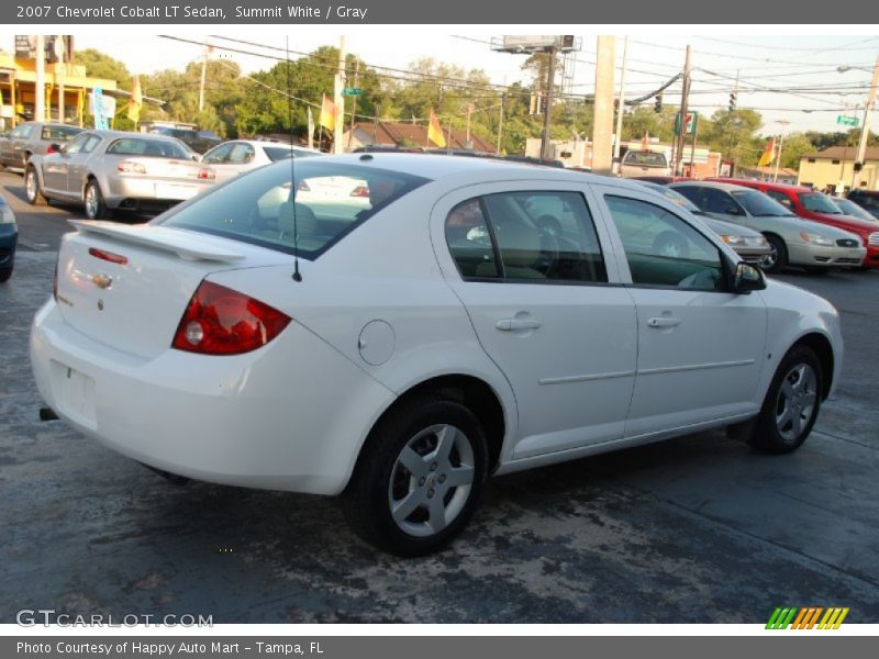 Summit White / Gray 2007 Chevrolet Cobalt LT Sedan