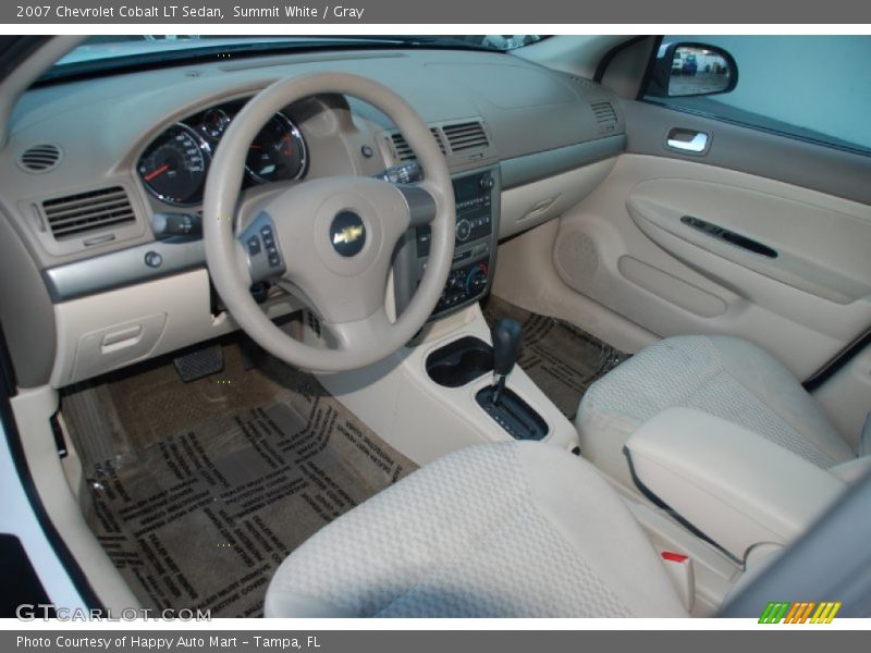 Summit White / Gray 2007 Chevrolet Cobalt LT Sedan