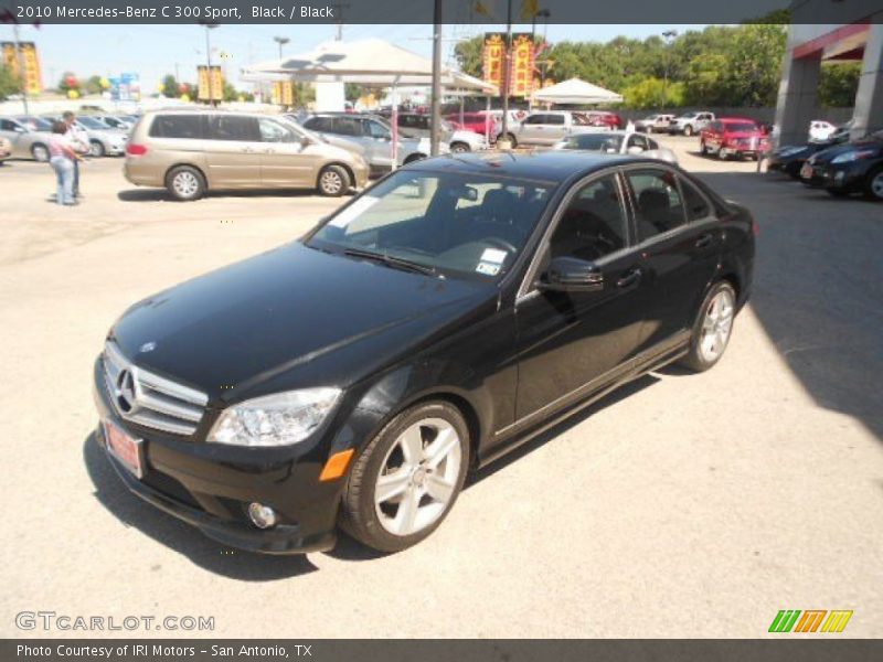 Black / Black 2010 Mercedes-Benz C 300 Sport