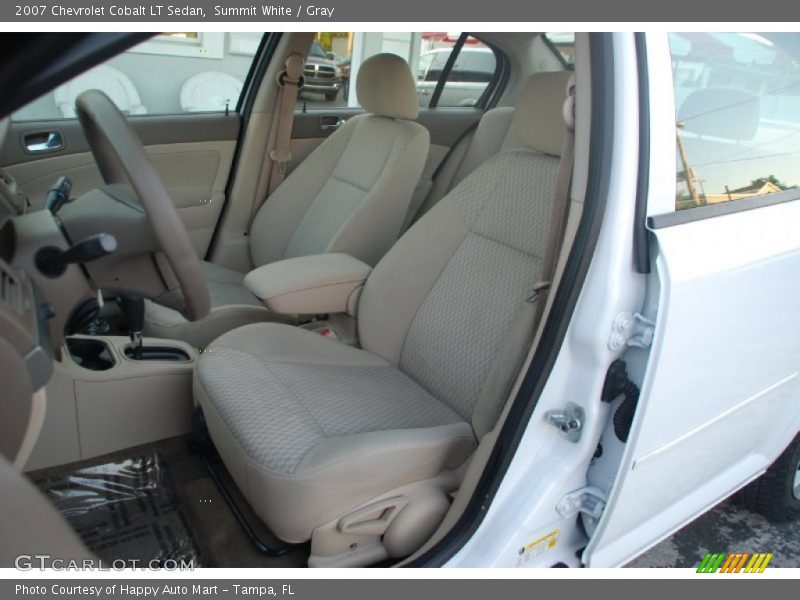 Summit White / Gray 2007 Chevrolet Cobalt LT Sedan