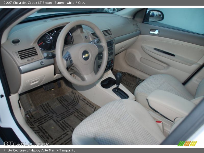 Summit White / Gray 2007 Chevrolet Cobalt LT Sedan