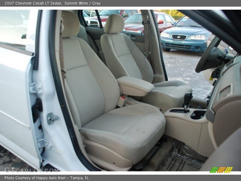 Summit White / Gray 2007 Chevrolet Cobalt LT Sedan