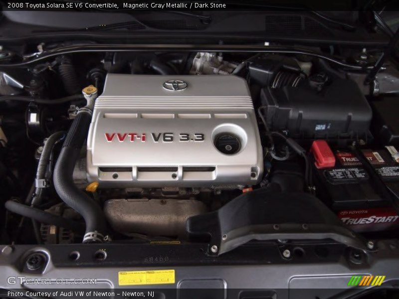 Magnetic Gray Metallic / Dark Stone 2008 Toyota Solara SE V6 Convertible