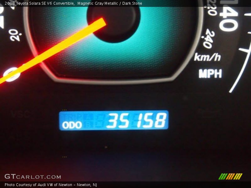 Magnetic Gray Metallic / Dark Stone 2008 Toyota Solara SE V6 Convertible