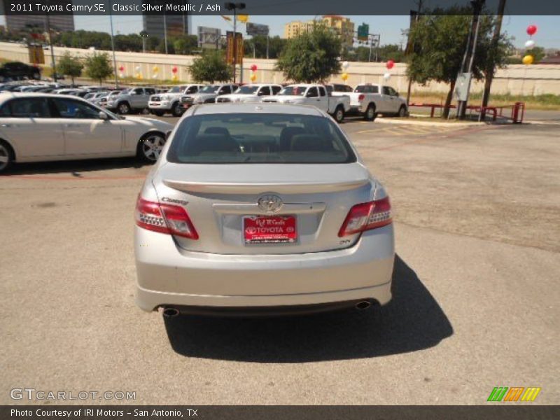 Classic Silver Metallic / Ash 2011 Toyota Camry SE