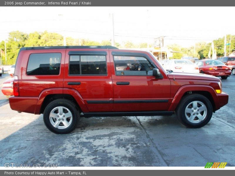 Inferno Red Pearl / Khaki 2006 Jeep Commander