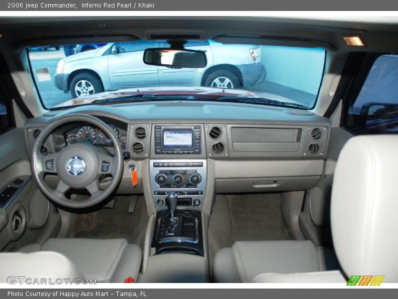 Inferno Red Pearl / Khaki 2006 Jeep Commander