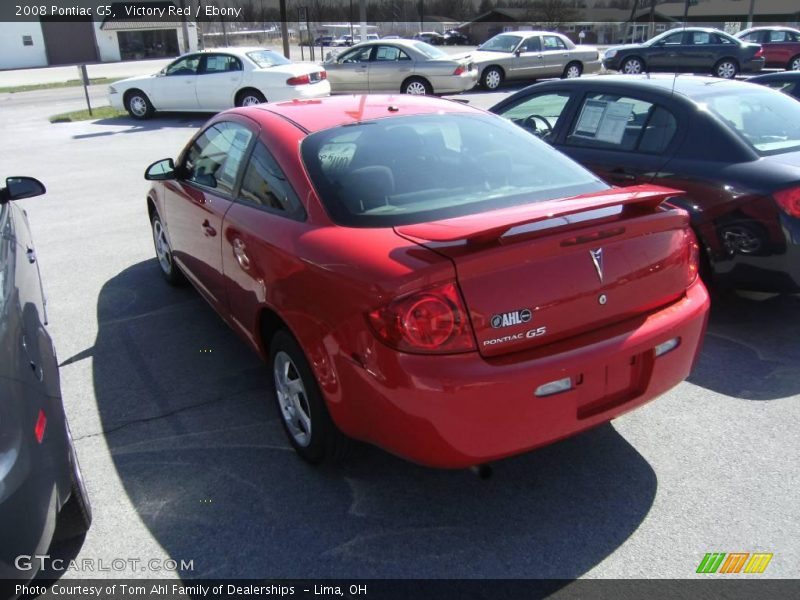 Victory Red / Ebony 2008 Pontiac G5