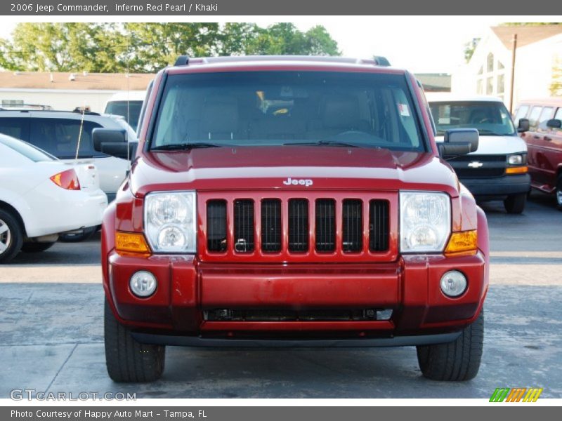Inferno Red Pearl / Khaki 2006 Jeep Commander