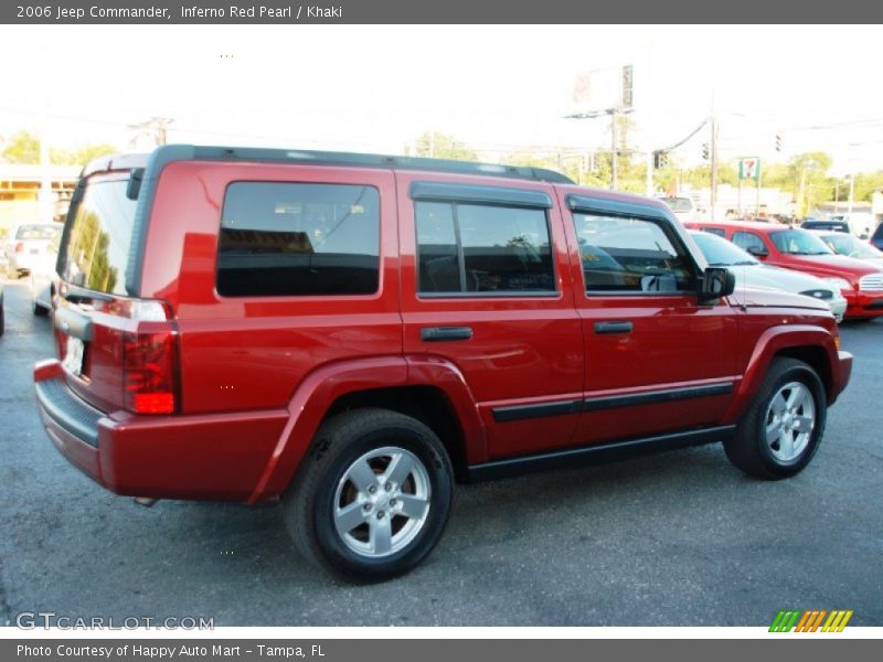 Inferno Red Pearl / Khaki 2006 Jeep Commander