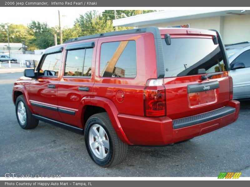 Inferno Red Pearl / Khaki 2006 Jeep Commander