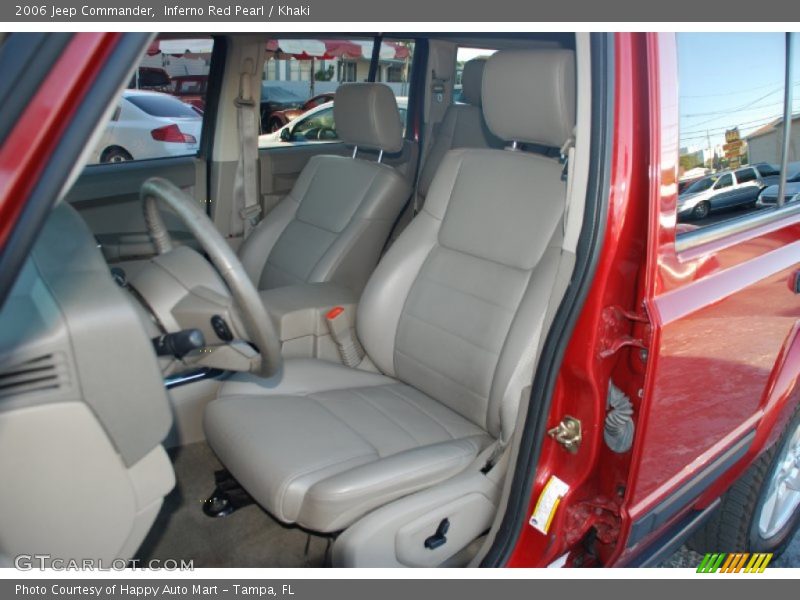 Inferno Red Pearl / Khaki 2006 Jeep Commander