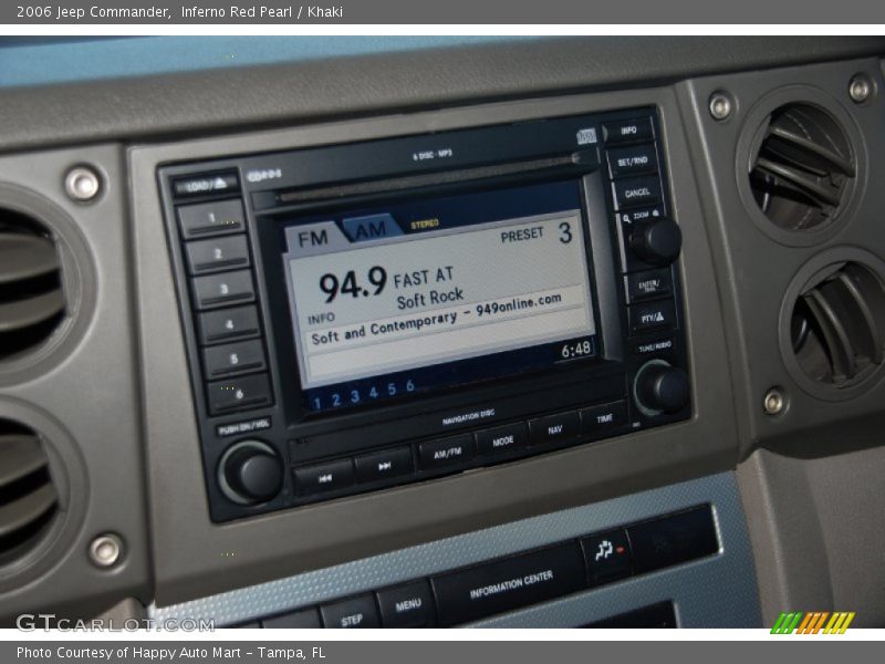 Inferno Red Pearl / Khaki 2006 Jeep Commander